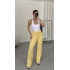 Vera Bürümcük Pantolon - Sarı