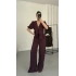 Tabita Fiyonklu Takım - Bordo