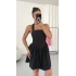 Ada Mini Poplin Elbise - Siyah