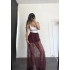Alya Dantel Etek - Bordo