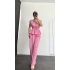 Bel Büzgülü Takım - Pembe