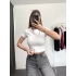 Bella Basic Crop - Beyaz