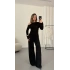 Bella Kayık Yaka Takım - Siyah