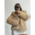 Celin Peluş Kürk - Bej