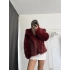 Celin Peluş Kürk - Bordo