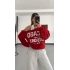 Chicago Atlet Detaylı Sweatshirt - Kırmızı
