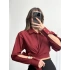 Elia Bağlamalı Gömlek - Bordo