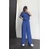 Ella Crop Takım -Lacivert
