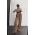 Fiona Straplez Takım - Kahve