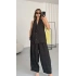 Flavia Yakalı Takım - Siyah