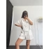 Flor Şortlu Takım - Beyaz