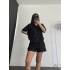 Flor Şortlu Takım - Siyah
