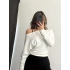 Gina Yarasa Kol Bluz - Beyaz