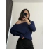 Gina Yarasa Kol Bluz - Lacivert