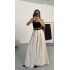 Jane Kemerli Pantolon - Bej