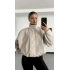 Joyce Desenli Ceket - Bej