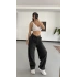 Kylie Barrel Fit Jean - Füme