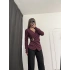 Larisa Tokalı Kruvaze Bluz - Bordo