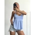 Layla Askılı Bluz - Lila