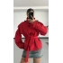 lazy Omega Trençkot - Kırmızı