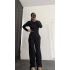 Lexy Büzgülü Takım - Siyah