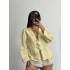 Lilia Keten Ceket - Sarı