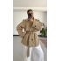 Lindia Kısa Trençkot - Bej