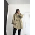 Lindia Kısa Trençkot - Haki