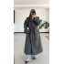 Lisa Long Kaşe Kaban - Antrasit