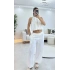 Lupe Boncuk Detay Takım - Beyaz