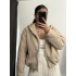 Melin Gofre Ceket - Bej