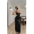 Milena Payetli Elbise - Siyah