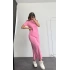 Minso Basic Elbise - Pembe