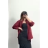 Niha Oversize Gömlek - Bordo