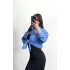Niha Oversize Gömlek - Mavi