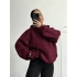 Nona Şardonlu Sweashirt - Bordo