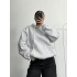 Nona Şardonlu Sweashirt - Gri