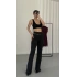 Olga Kemerli Pantolon - Siyah