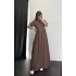 Oversize Pennie Elbise -Kahve