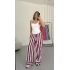Polly Çizgili Pantolon - Pembe