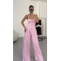 Rachel Agraflı Takım - Pembe