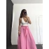 Salaş Keten Pantolon - Pembe