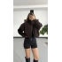 Sasha Pensli Kaşe Ceket- Kahve