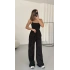 Simli Modal Eşofman - Siyah
