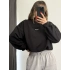Studio Nakışlı Sweatshirt - Siyah
