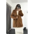 Süet Blazer Ceket - Kahve