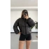 Valeria Şişme Muadil Mont - Siyah