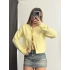 Vinnie Fiyonk Detay Hırka - Sarı