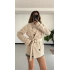 Xenia Aksesuarlı Trençkot - Bej