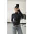 Yaka Düğmeli Çizgili Tshirt - Lacivert